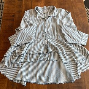 TRUE CRAFT Ruffled Shirt